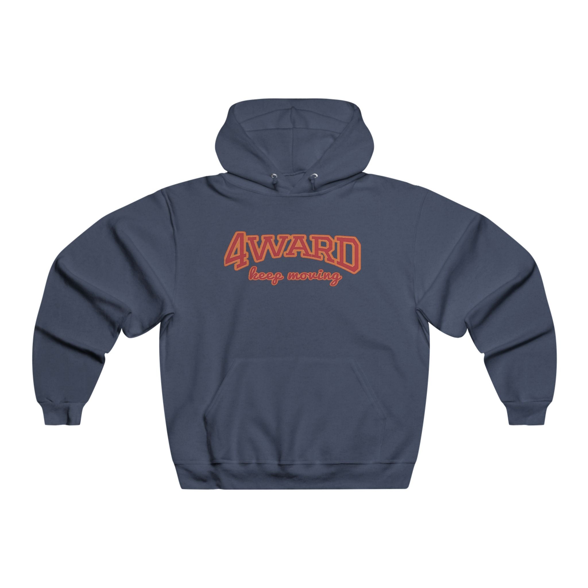 4ward Keep Moving Hoodie — Motivational Retro Graphic Sweatshirt