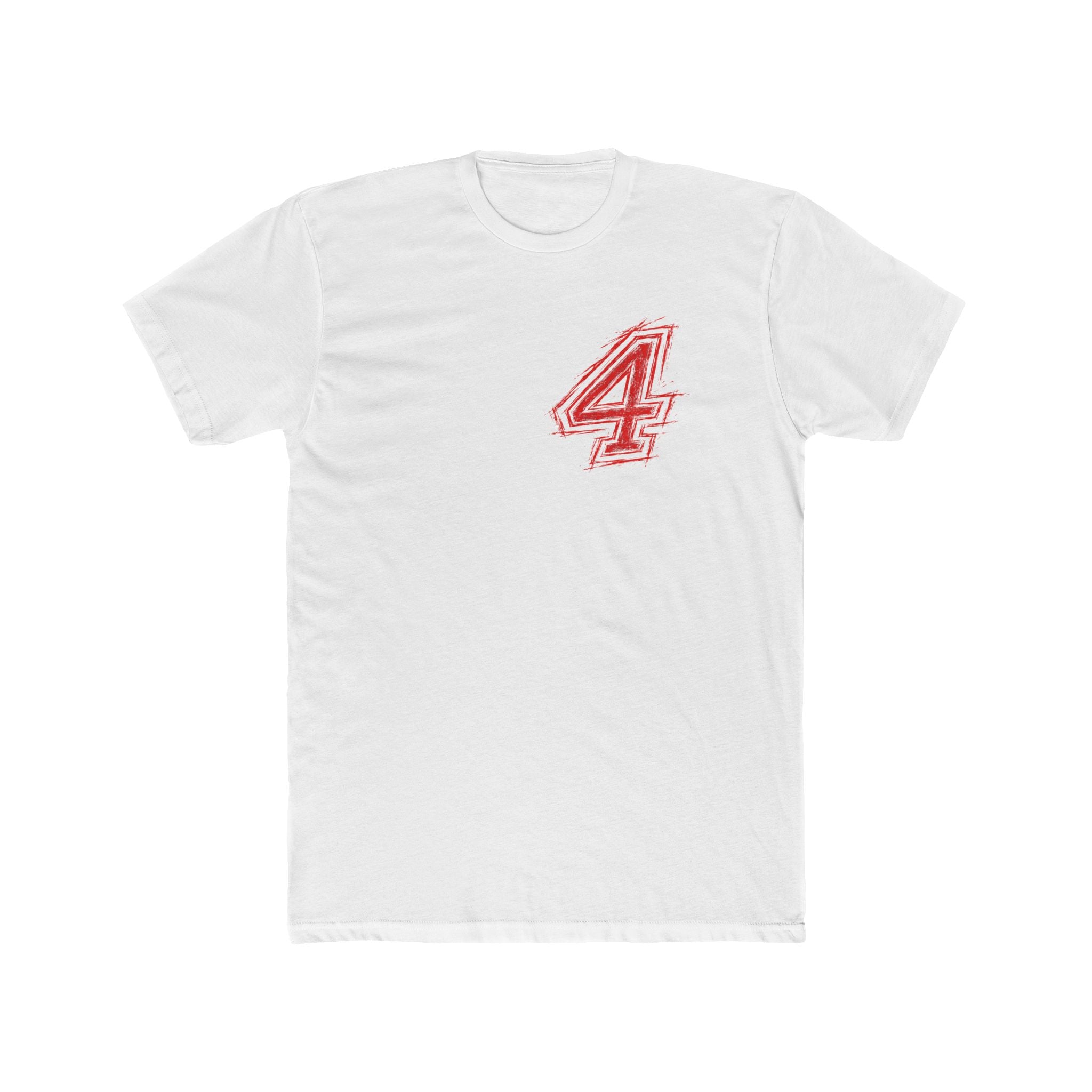 4 The Culture Graphic Tee — Retro Sports Portrait T‑Shirt