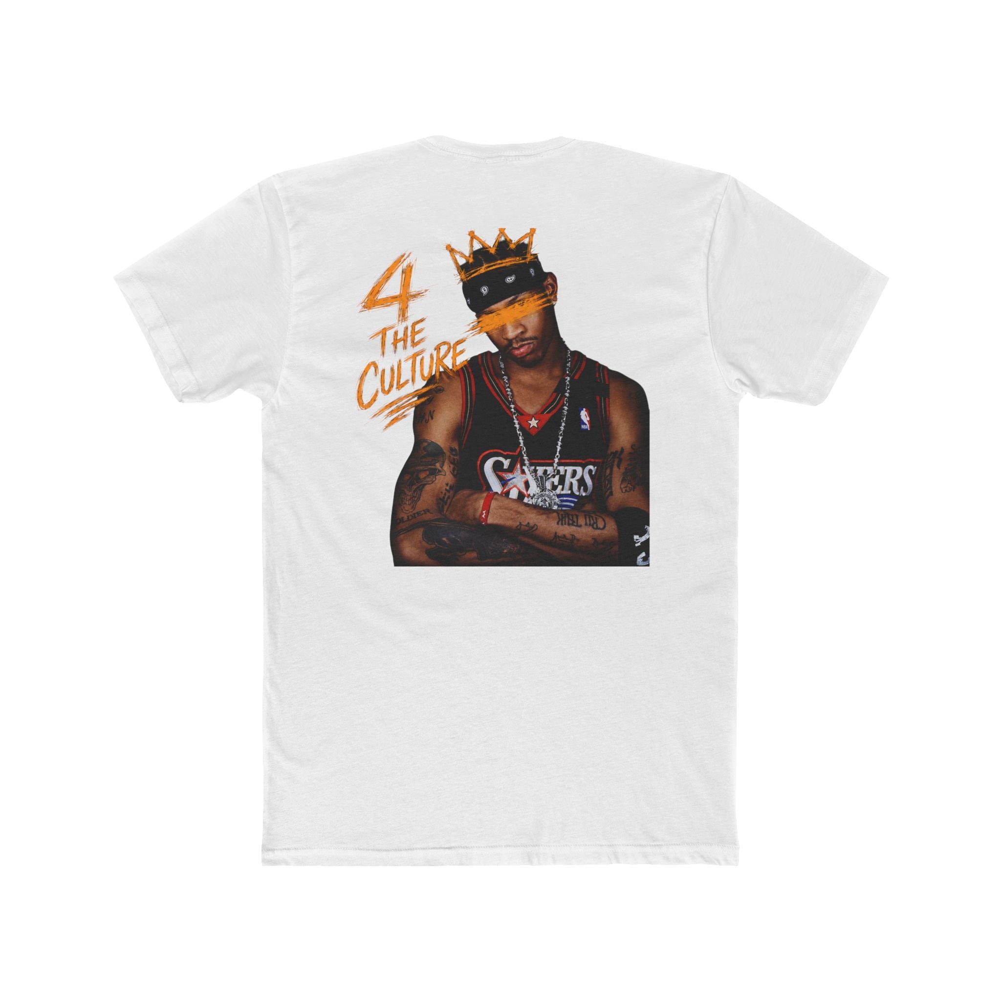 4 The Culture Graphic Tee — Retro Sports Portrait T‑Shirt