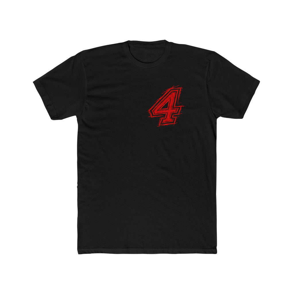 4 The Culture Graphic Tee — Retro Sports Portrait T‑Shirt