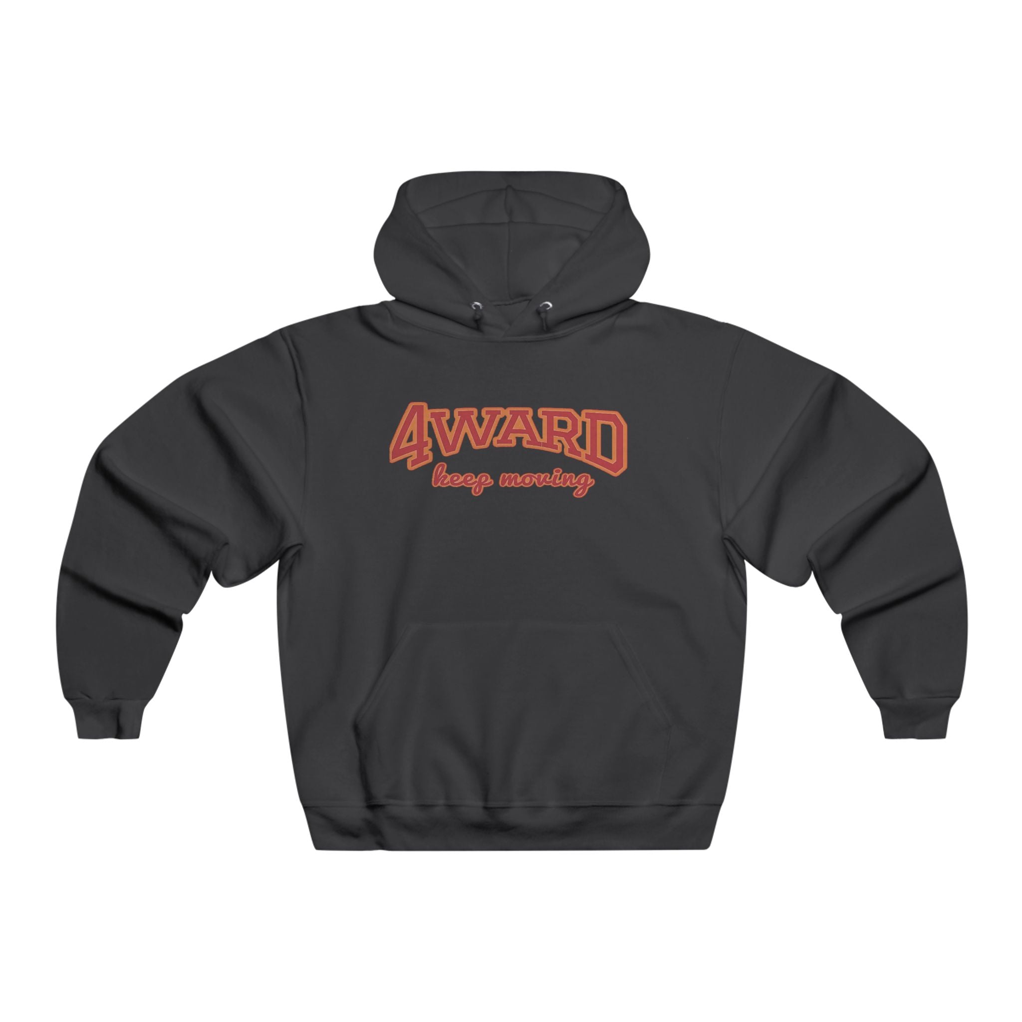 4ward Keep Moving Hoodie — Motivational Retro Graphic Sweatshirt