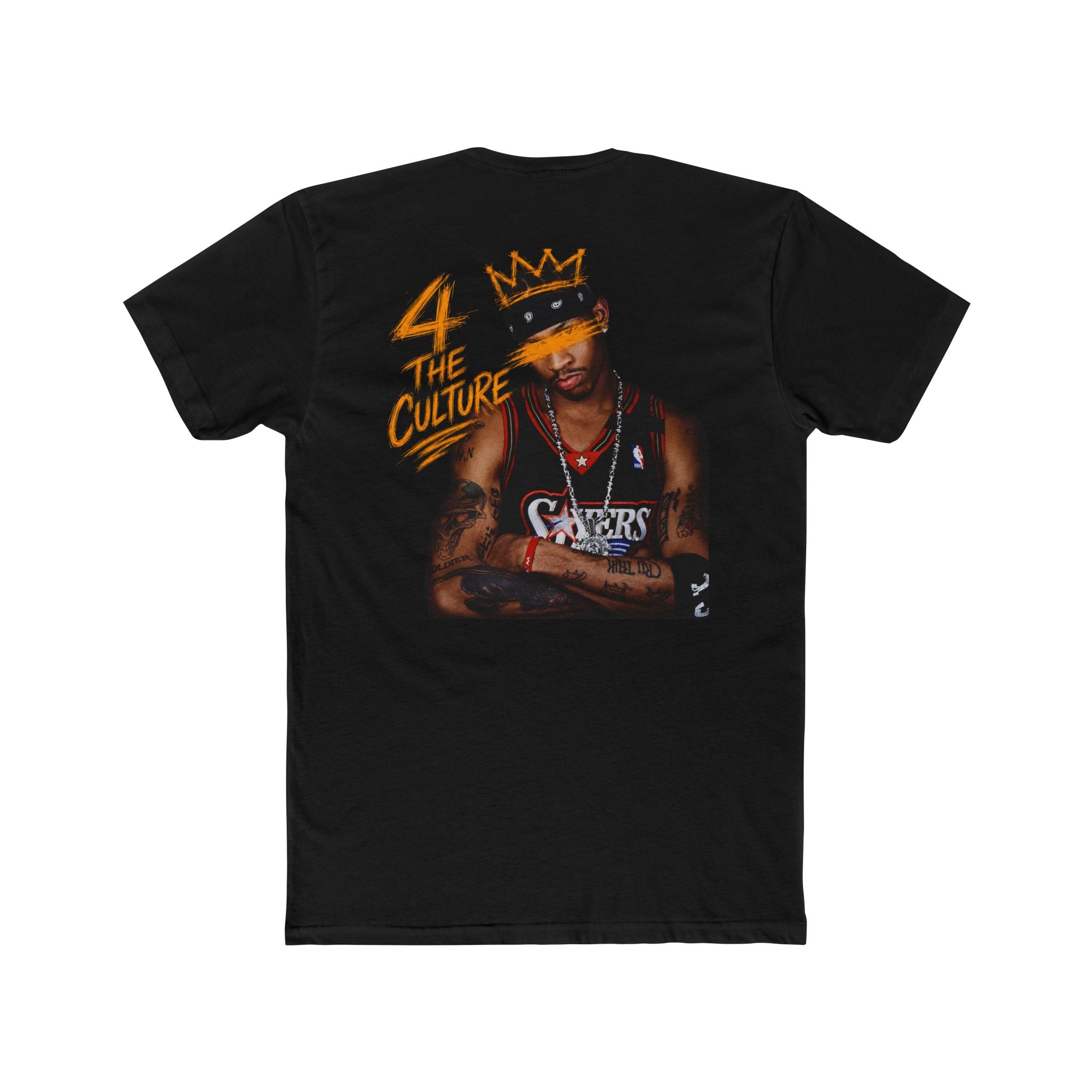 4 The Culture Graphic Tee — Retro Sports Portrait T‑Shirt